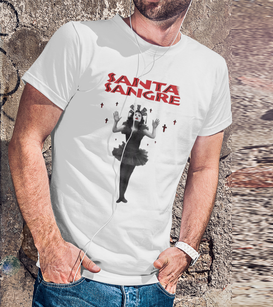 Santa Sangre Gothic Performance With Crosses T-Shirt
