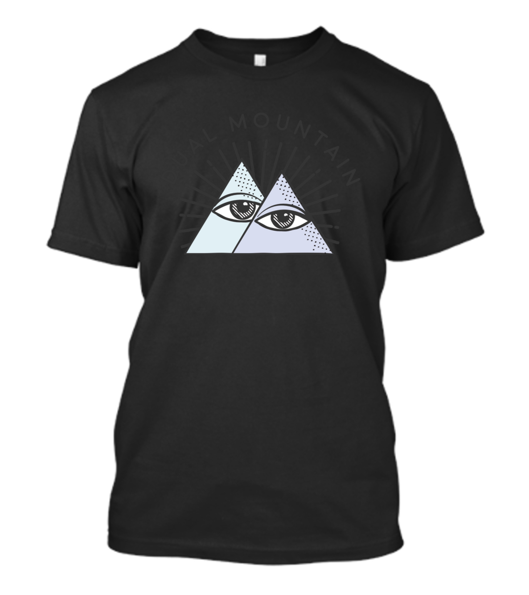 Dual Mountain Double Eye Geometry T-Shirt