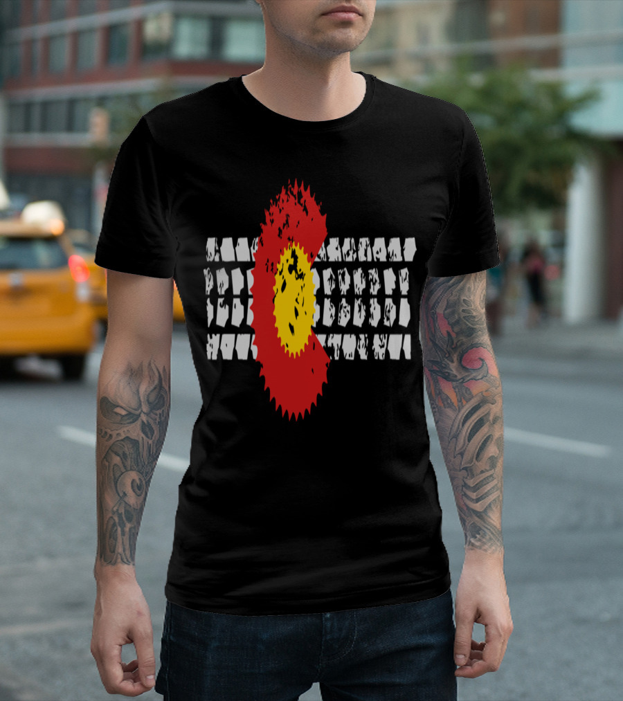Colorado Bike Tire Tread Gear T-Shirt