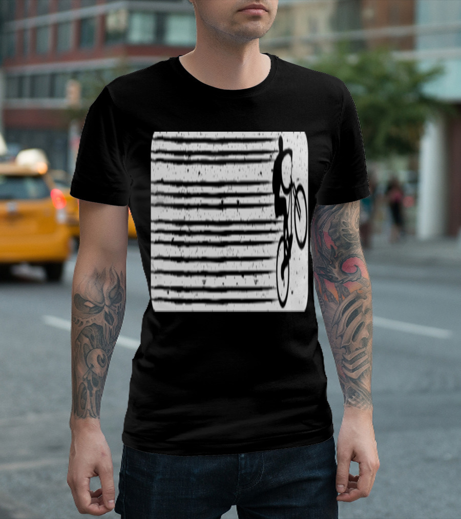 Dynamic Bicycle Cycling Mountain Bike Rider T-Shirt