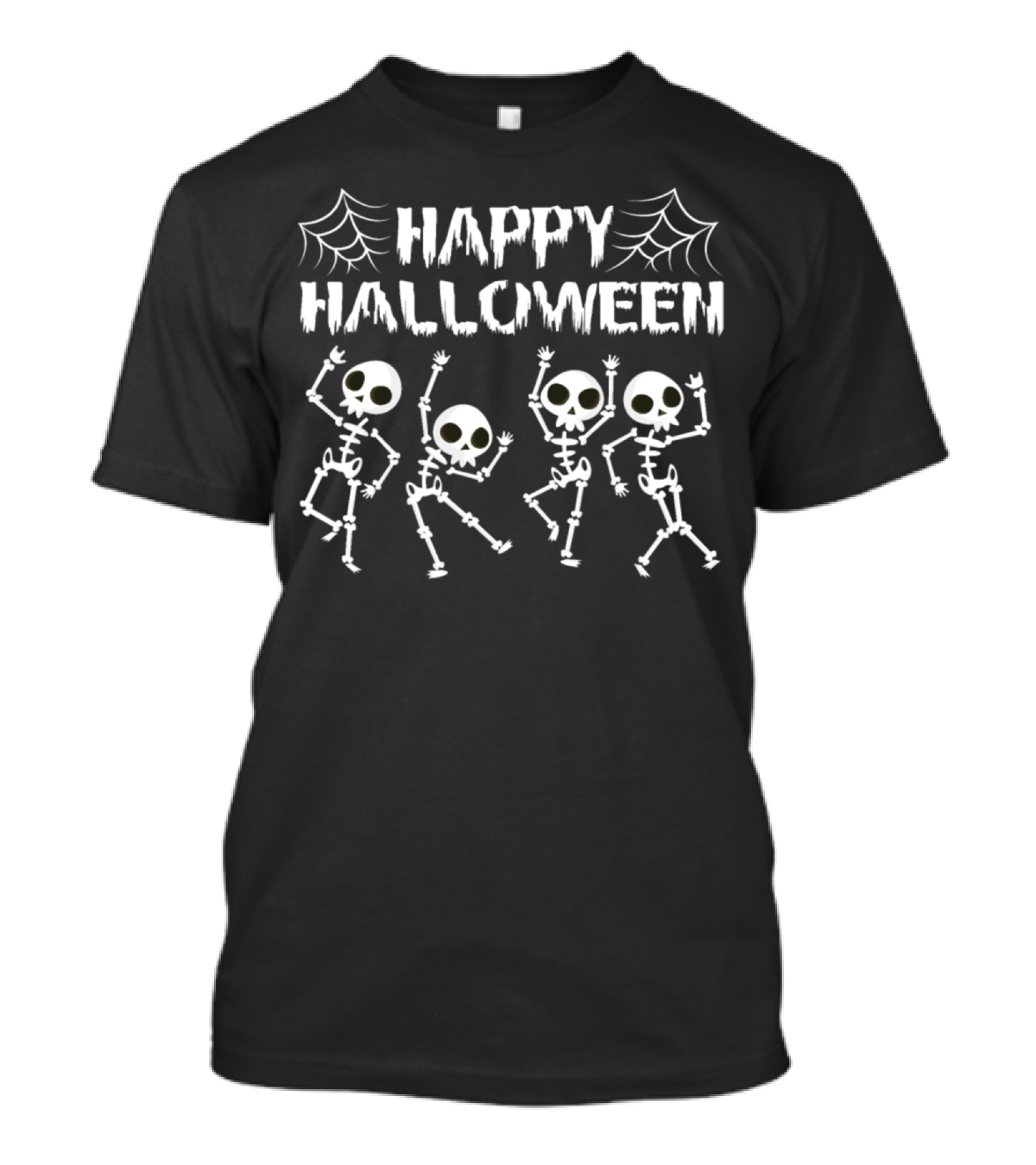 Happy Halloween Skeleton Dancing Yoga T-Shirt