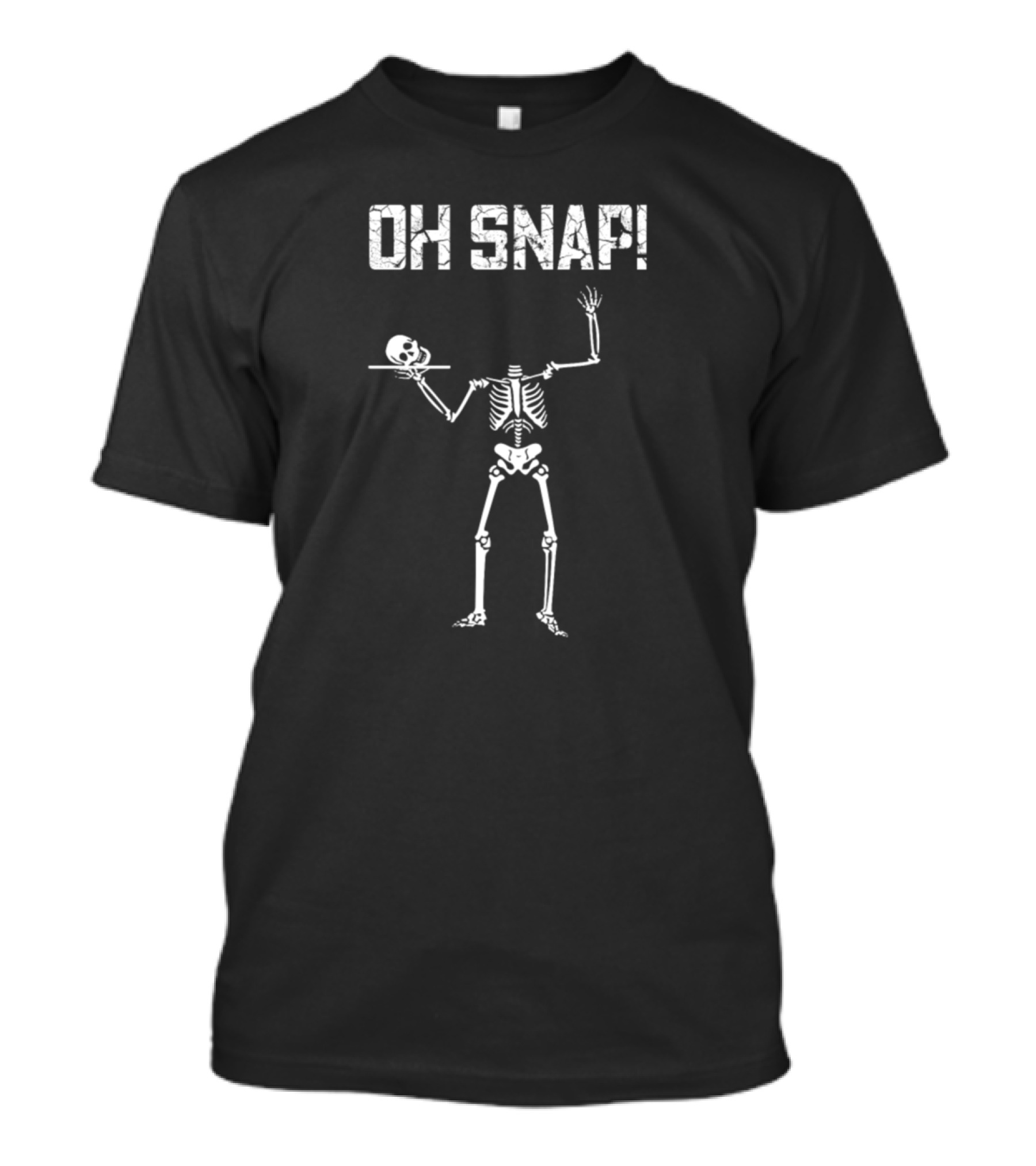 Oh Snap Funny Halloween Skeleton T-Shirt