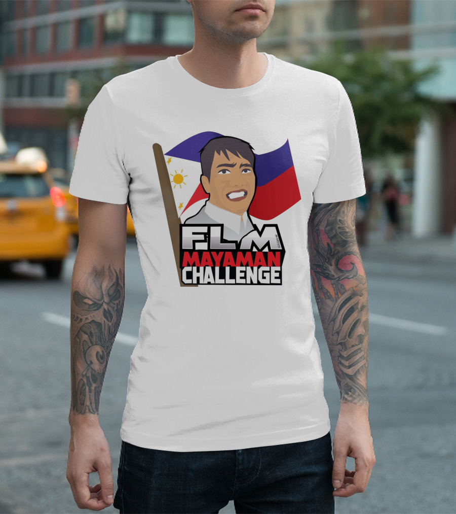 FLM Mayaman Challenge with Philippine Flag T-Shirt