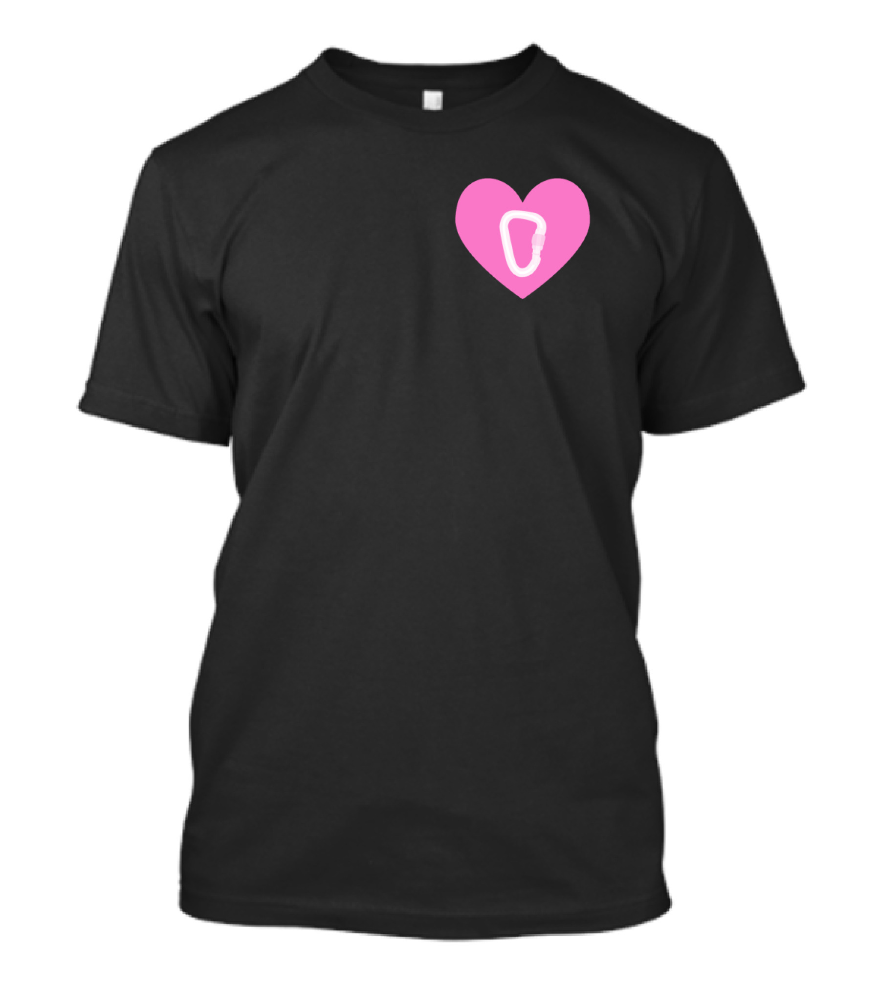 Heart Carabiner Love For The Climbing Enthusiast T-Shirt