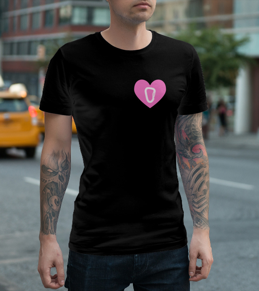 Heart Carabiner Love For The Climbing Enthusiast T-Shirt