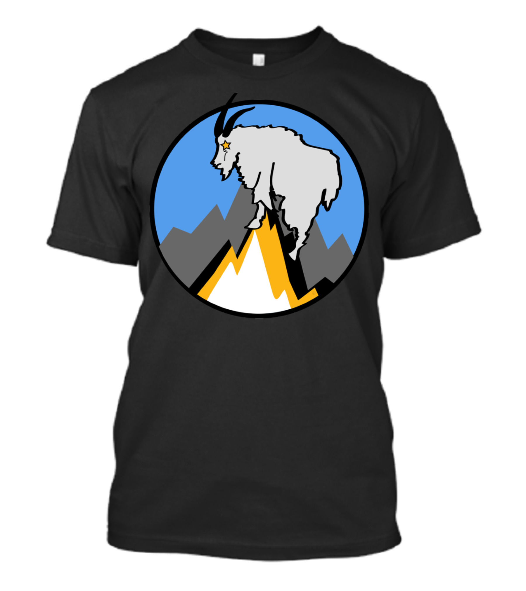 Totes McGoats Mountain Goat Star Icon прыжків на горе T-Shirt