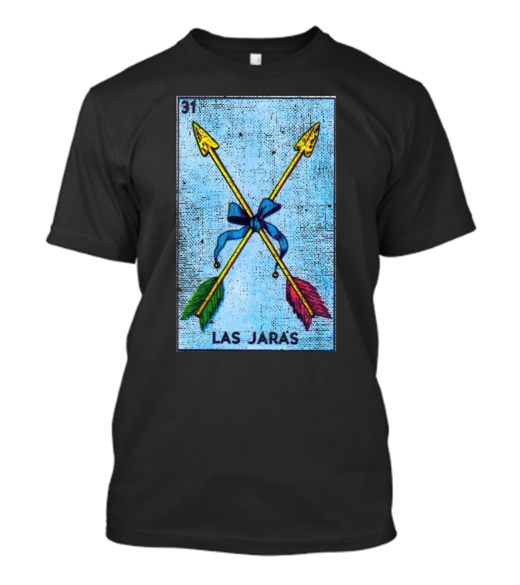 Las Jaras 31 Mexican Loteria Bingo Card Iconic Arrows Classic T-Shirt