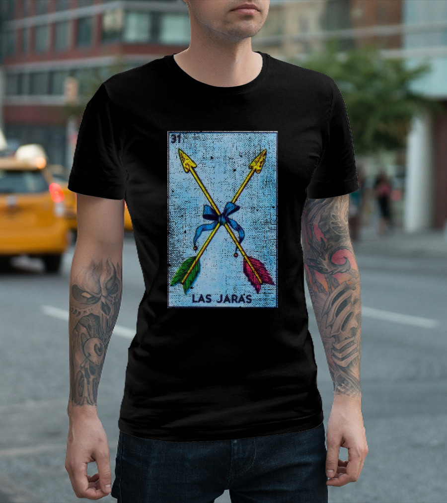 Las Jaras 31 Mexican Loteria Bingo Card Iconic Arrows Classic T-Shirt