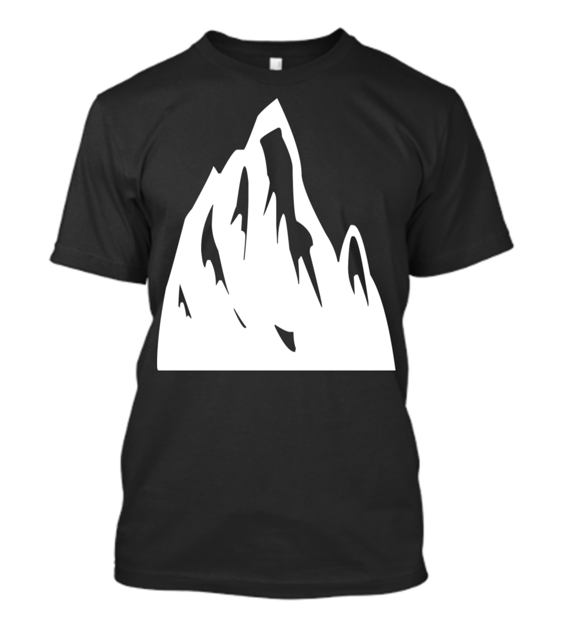 Bold White Mountain Rock T-Shirt