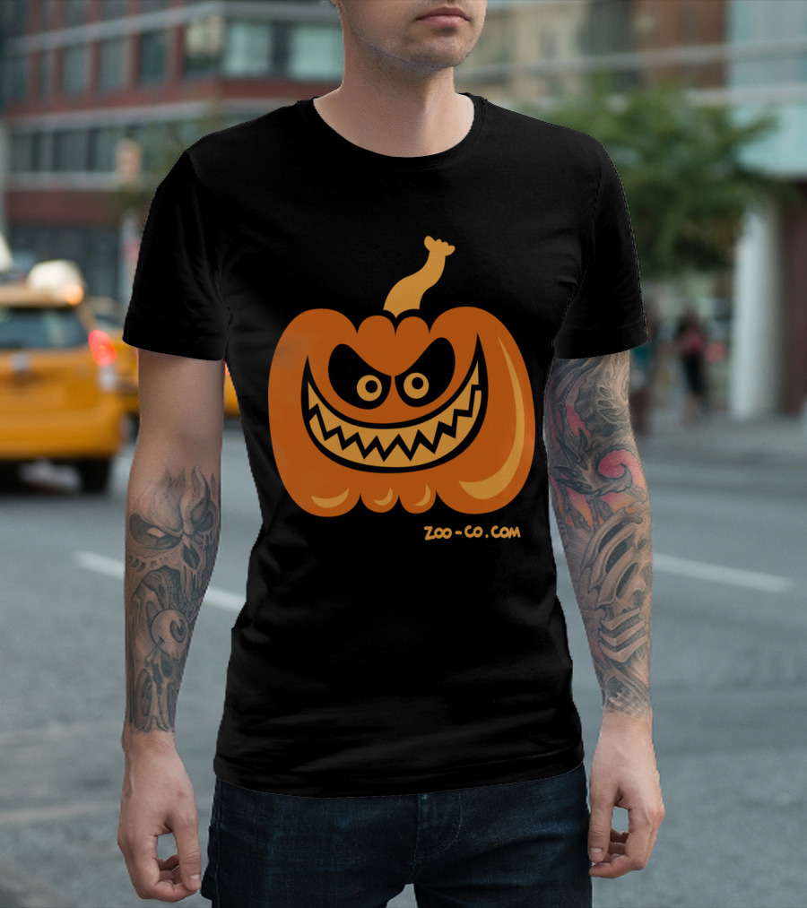 Zoo-Co Black Crazy Pumpkin T-Shirt