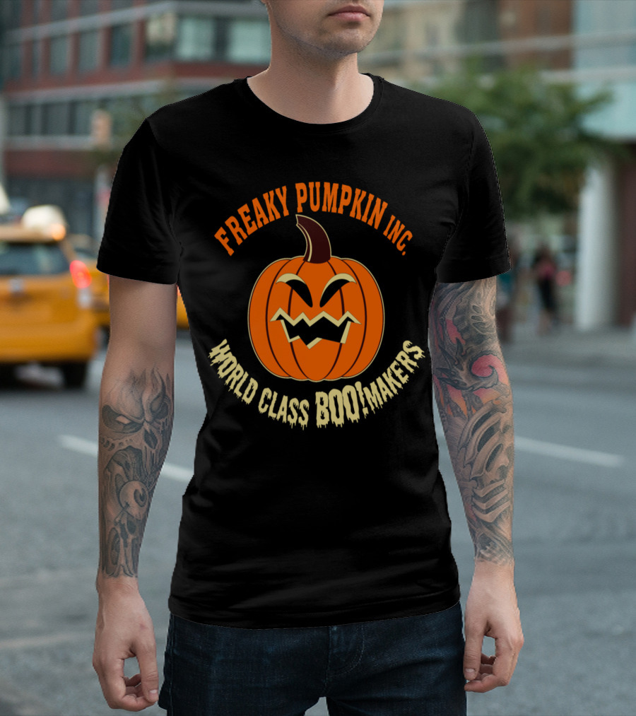 Freaky Pumpkin Inc. World Class Boo Makers T-Shirt