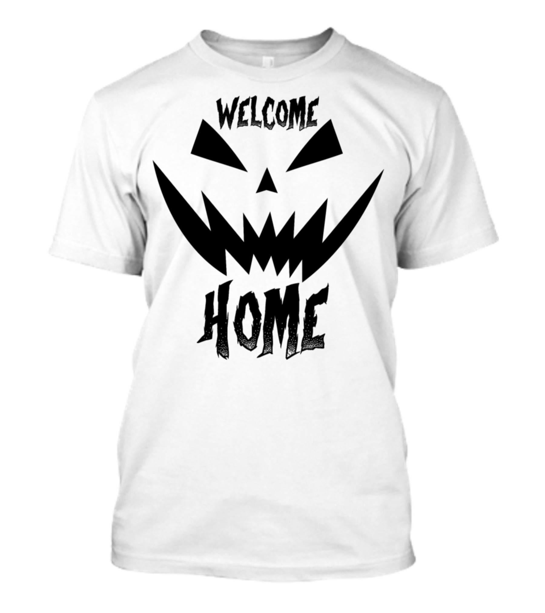 Welcome Home Halloween Pumpkin Face T-Shirt
