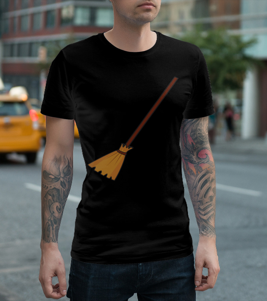 Halloween Broomstick T-Shirt