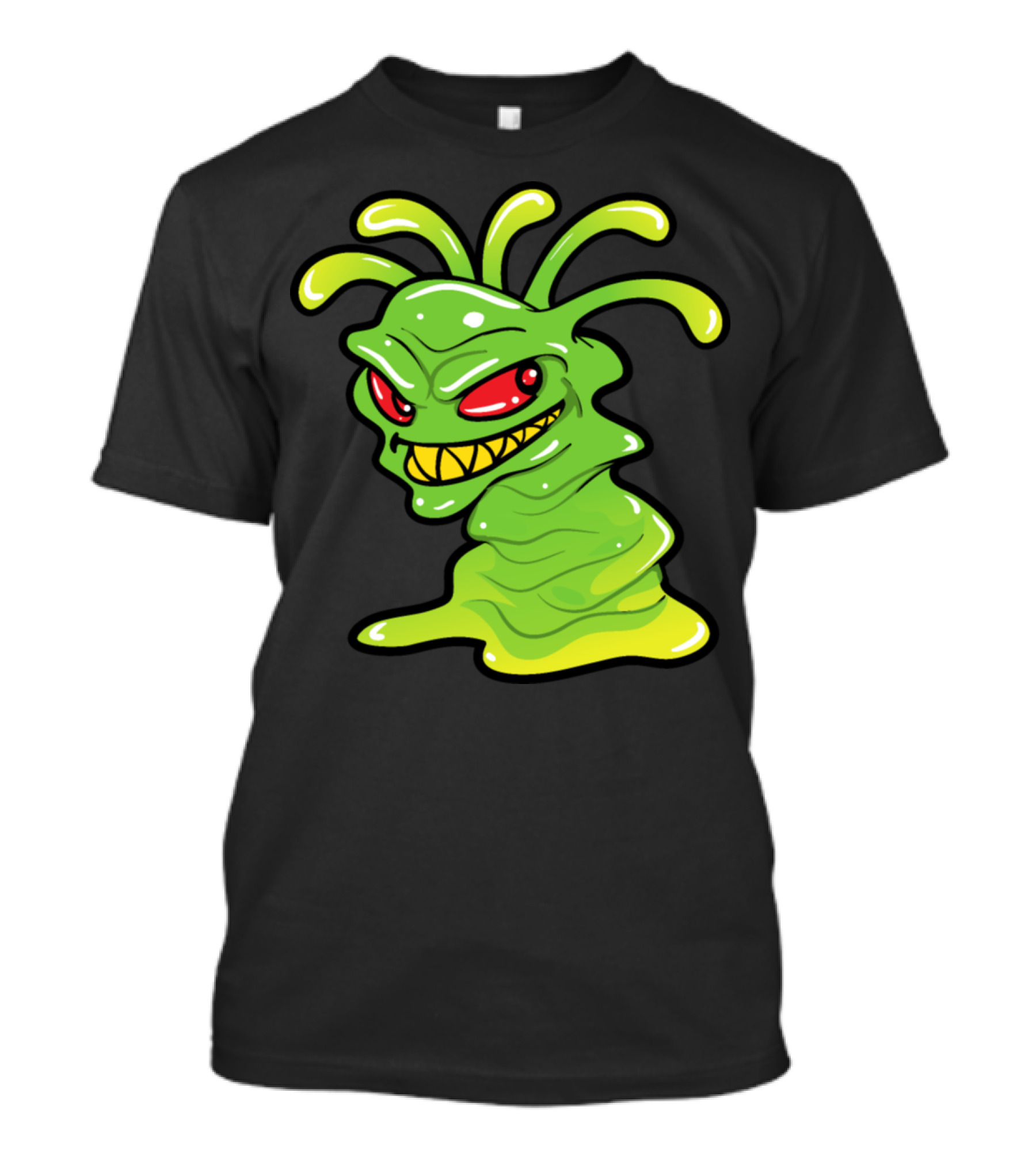 Halloween Monster Zombie Horror Alien Slime T-Shirt