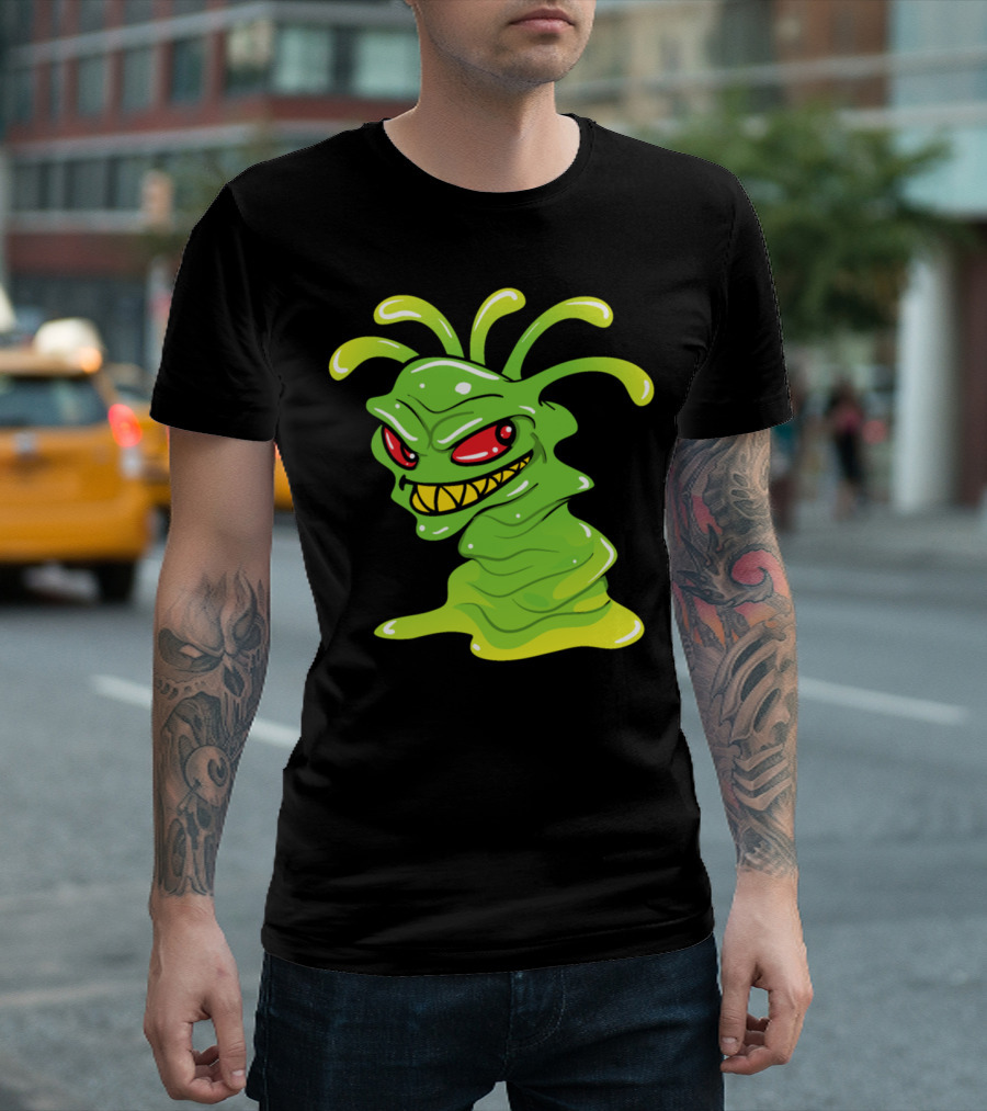 Halloween Monster Zombie Horror Alien Slime T-Shirt