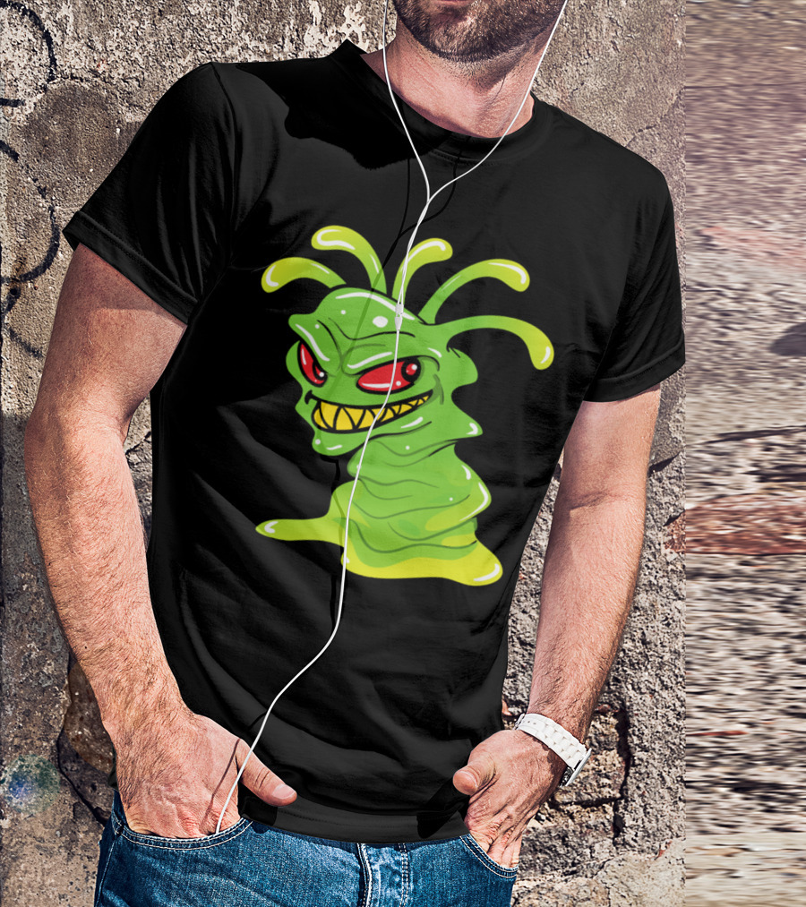 Halloween Monster Zombie Horror Alien Slime T-Shirt