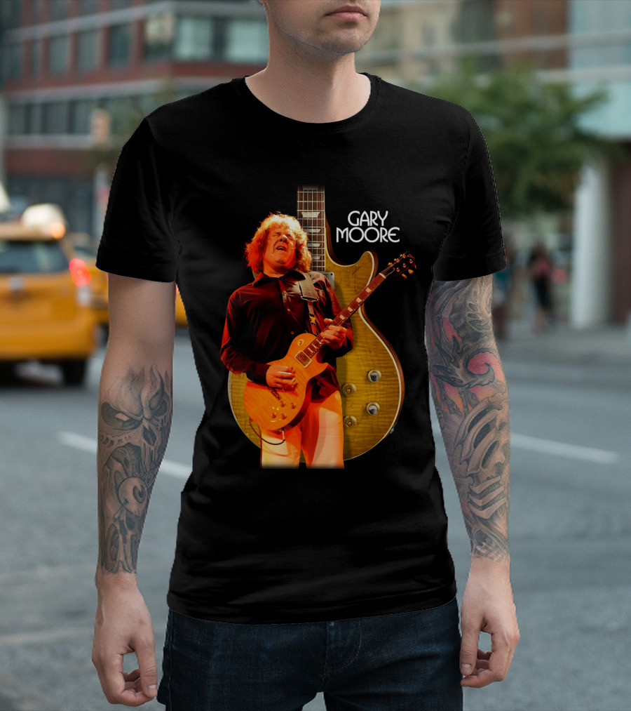 Gary Moore Electric Guitar Performance Essence T-Shirt