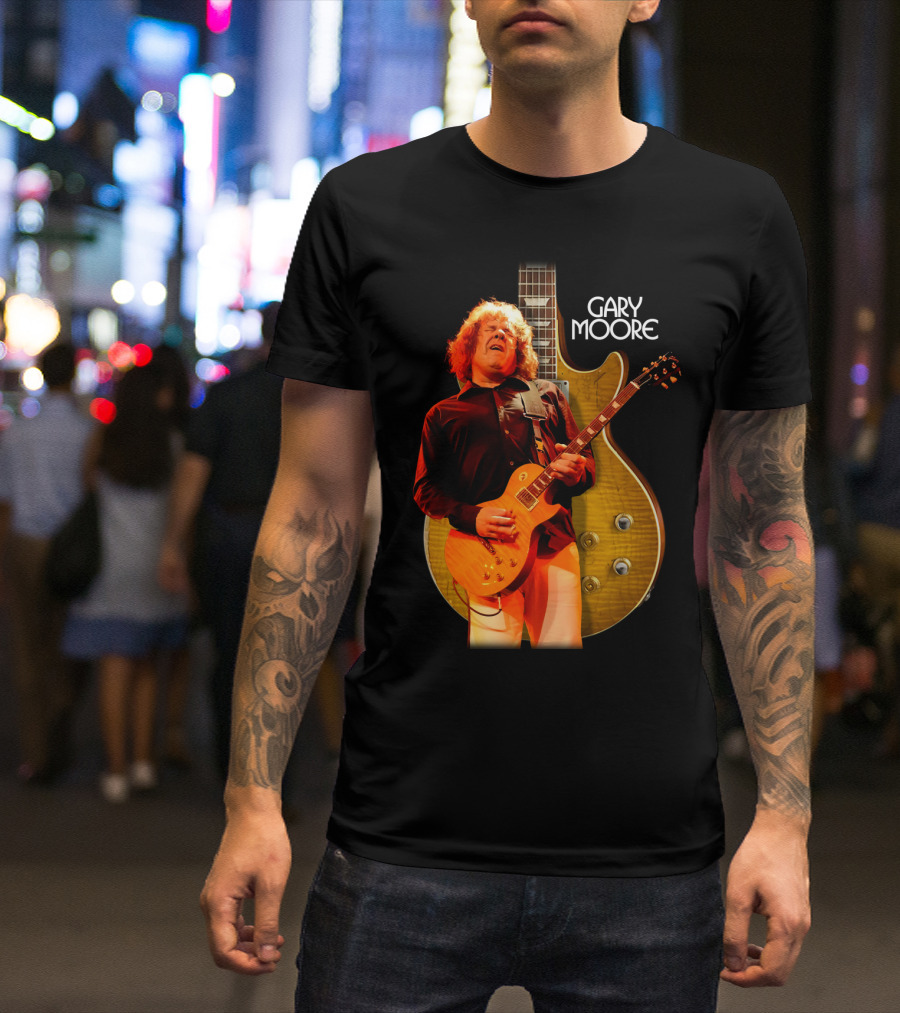 Gary Moore Electric Guitar Performance Essence T-Shirt