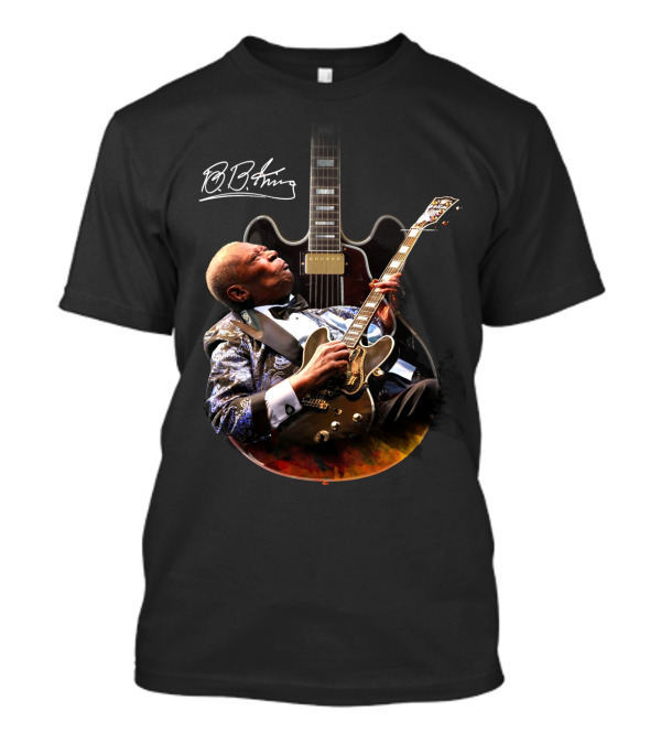 B.B. King Signature Blues Legend With Iconic Guitar T-Shirt