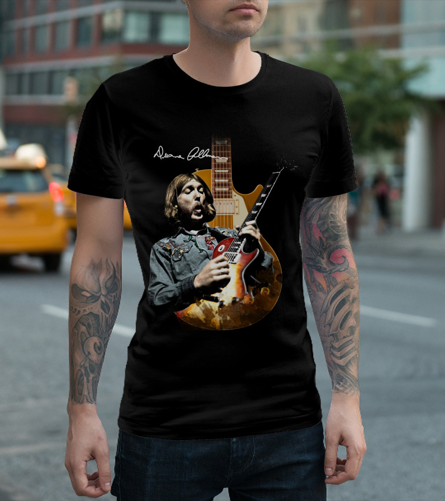 Duane Allman Guitar Legend Rock T-Shirt