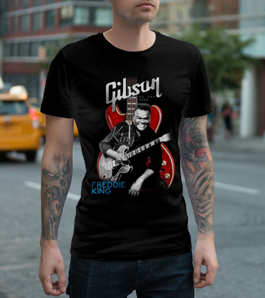 Gibson ES-345 1960 Freddie King Guitar T-Shirt
