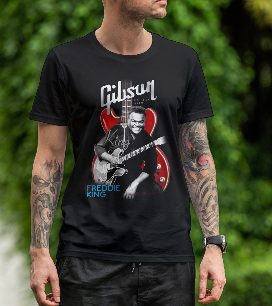Gibson ES-345 1960 Freddie King Guitar T-Shirt