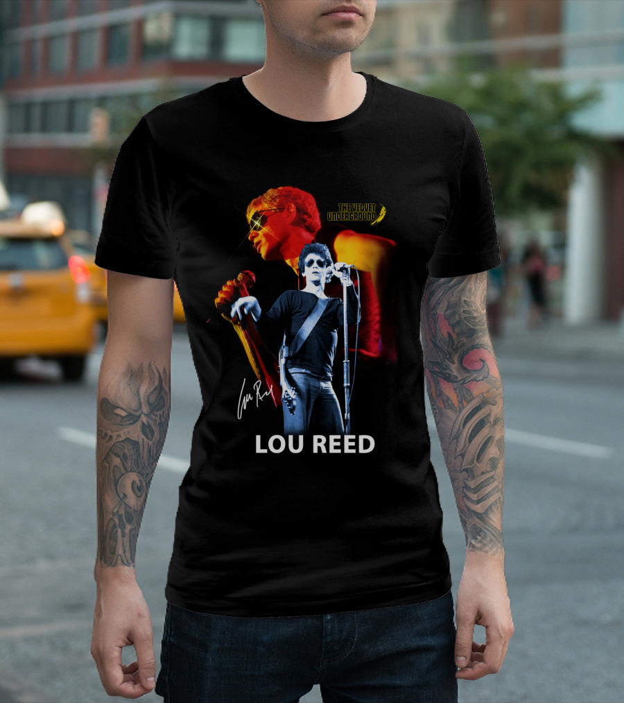 Lou Reed Velvet Underground Iconic Performance T-Shirt