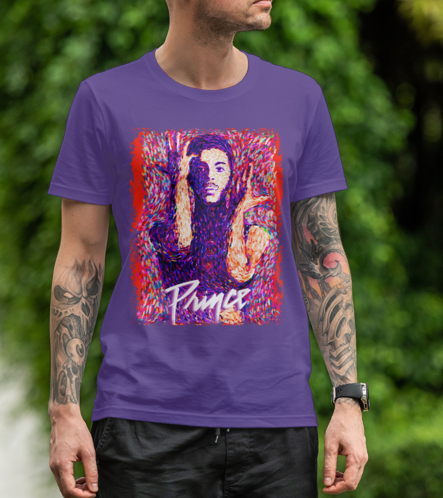 Prince Psychedelic Portrait T-Shirt