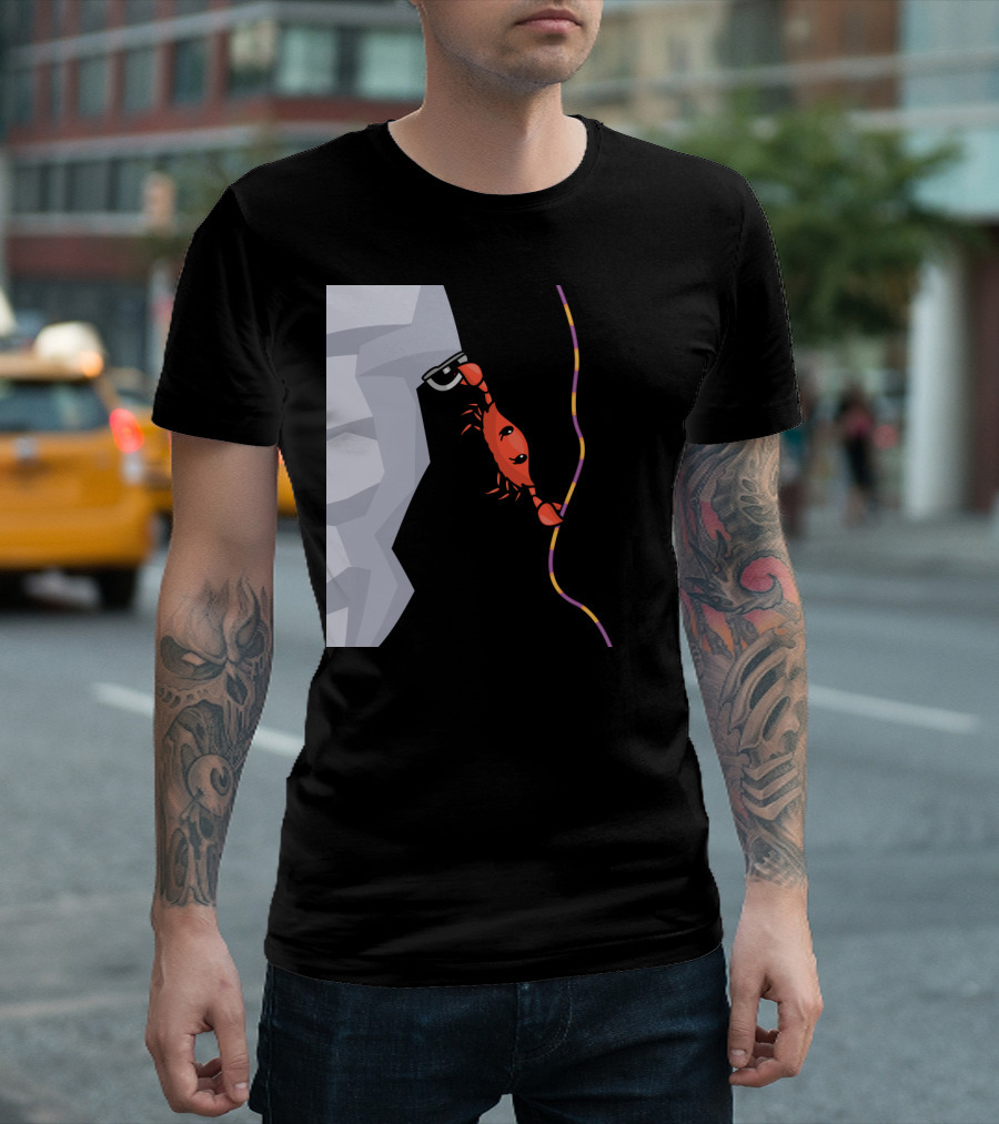 CrabOutdoor Rock Climbing Adventure With Ropes And Clips T-Shirt