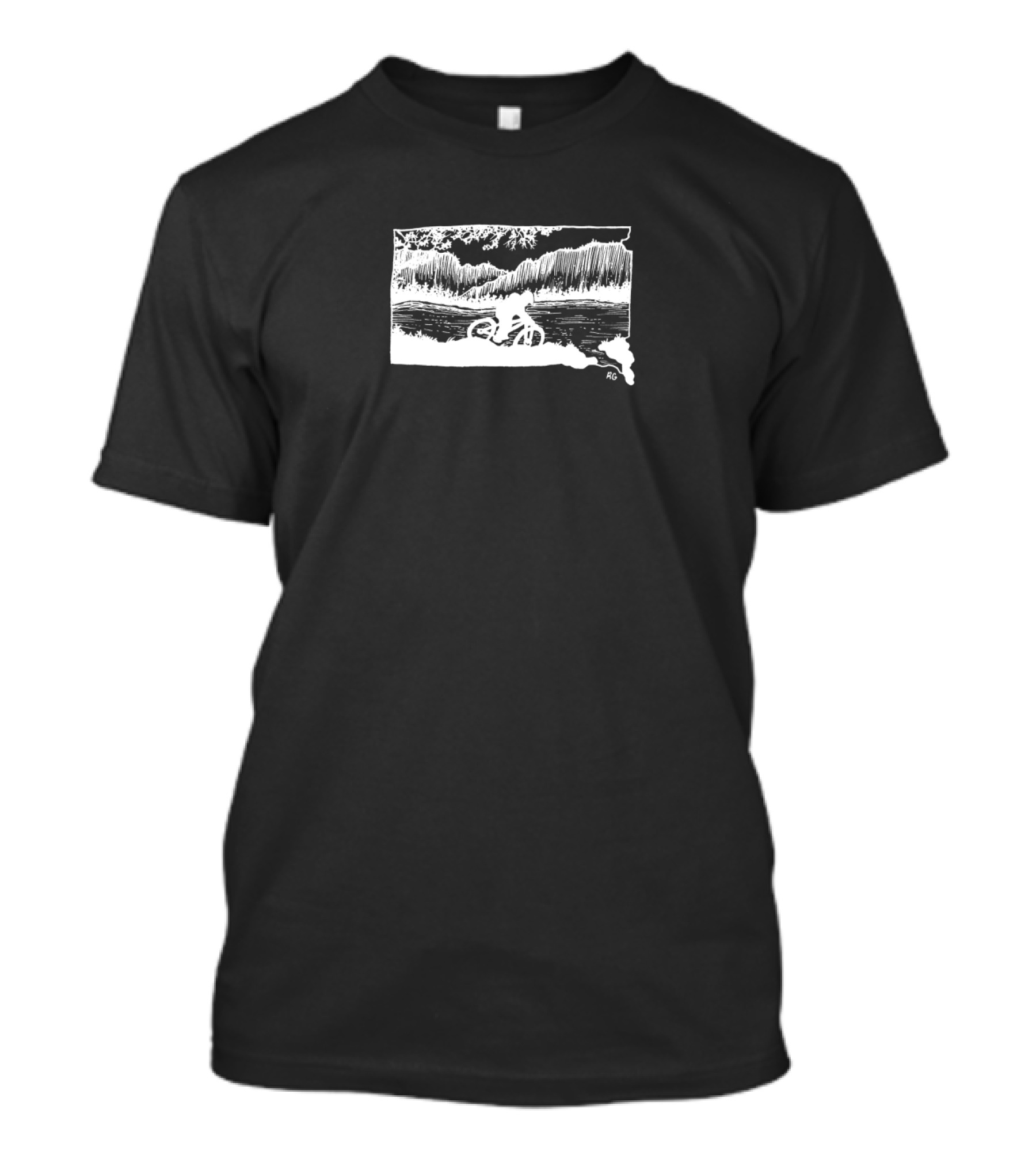 San Diego Biking Adventure In Mountain Landscape T-Shirt
