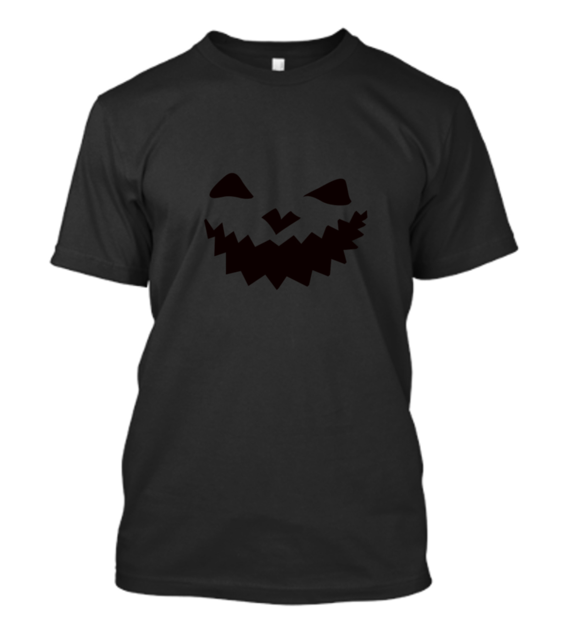Scary Grinning Pumpkin Face T-Shirt