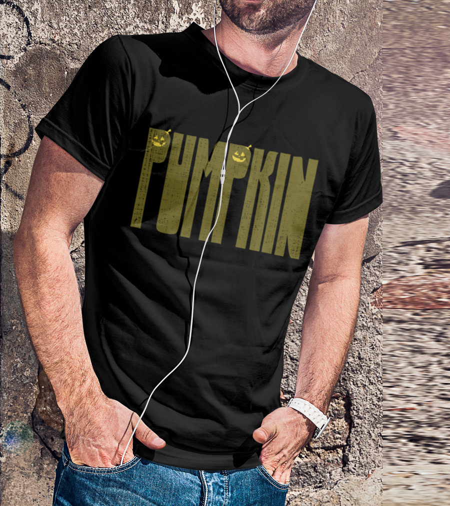 Pumpkin Halloween Jack-O'-Lantern Scary T-Shirt
