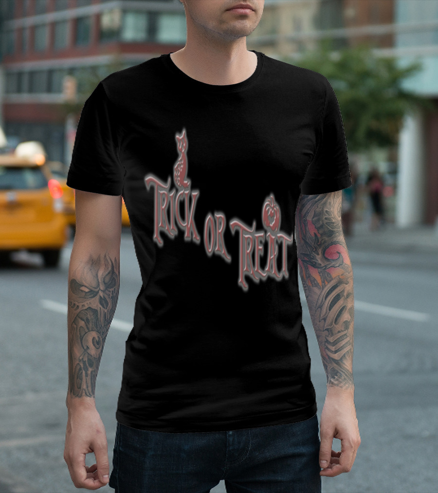 Trick Or Treat Owl Pumpkin T-Shirt