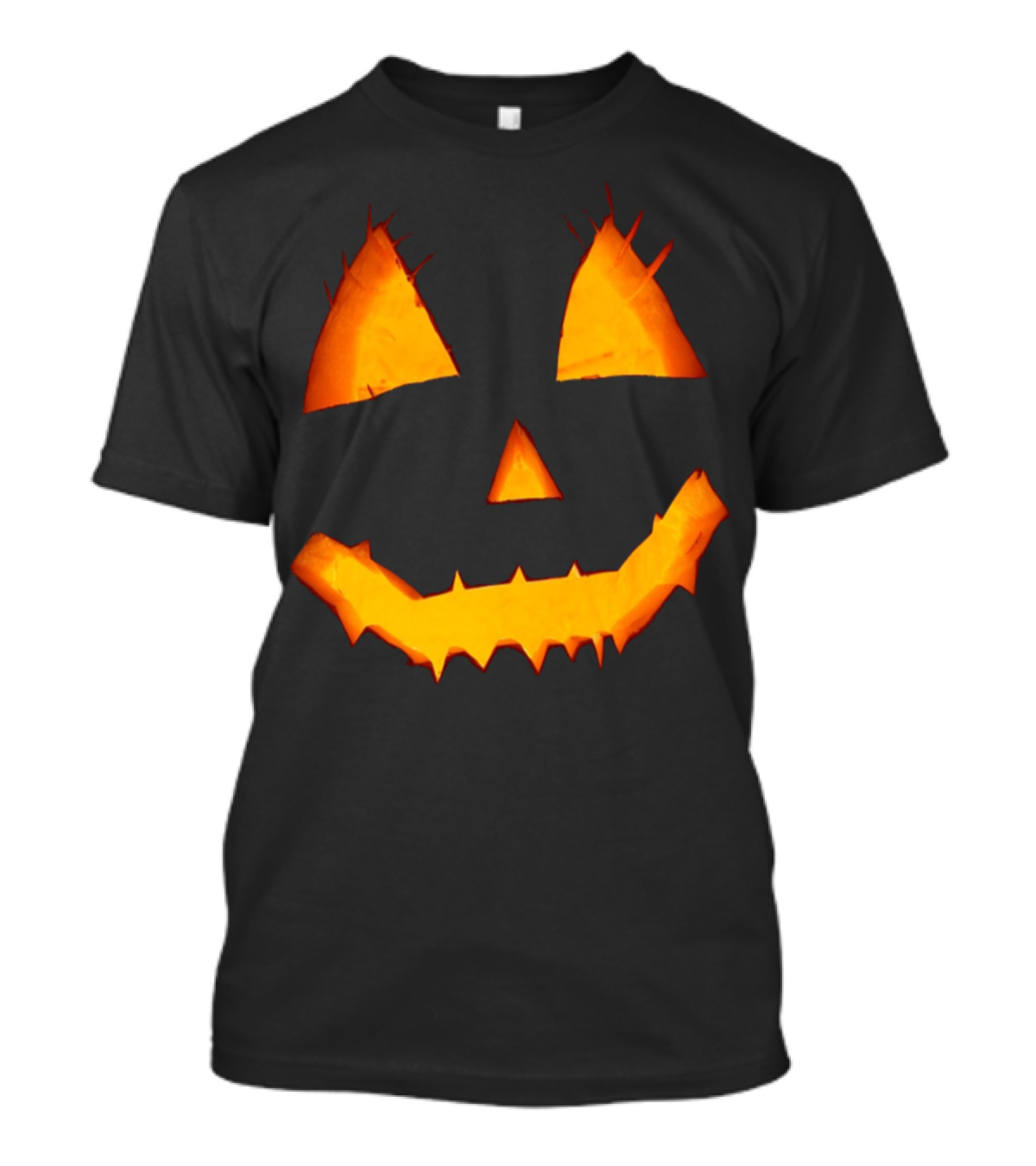 Happy Halloween Pumpkin Smile Jack-O'-Lantern Face T-Shirt