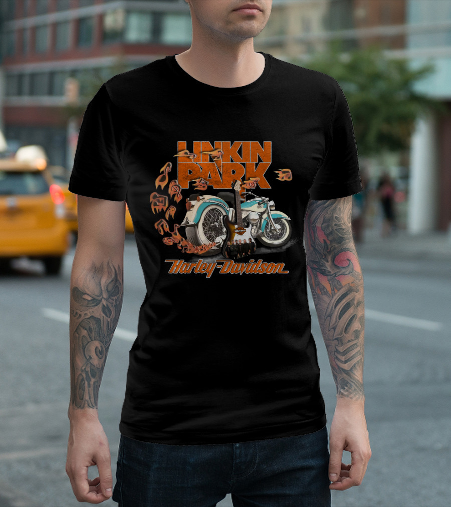 Linkin Park Harley Davidson Motorcycle Custom Collaboration 20Hdm T-Shirt