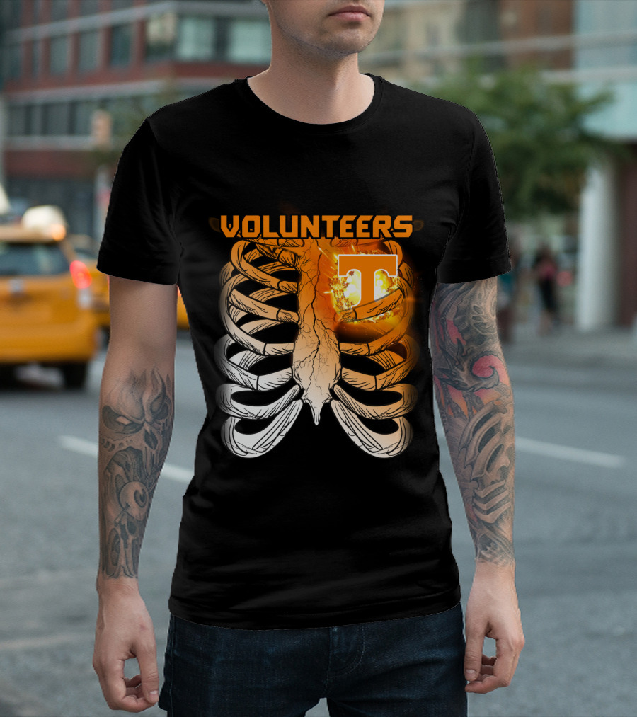 Volunteers Tennessee T Logo Ribcage T-Shirt