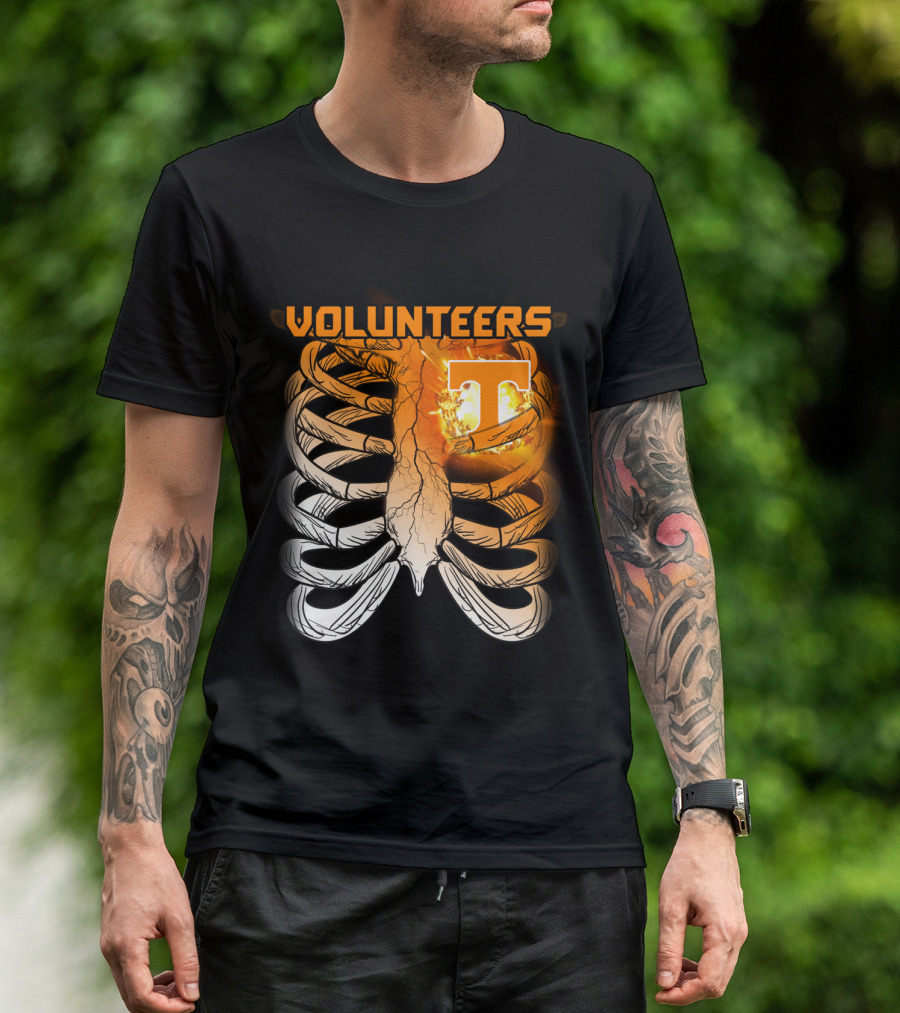 Volunteers Tennessee T Logo Ribcage T-Shirt