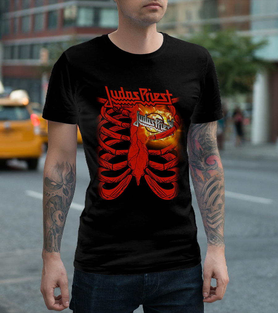 Judas Priest Ribcage Explosive T-Shirt