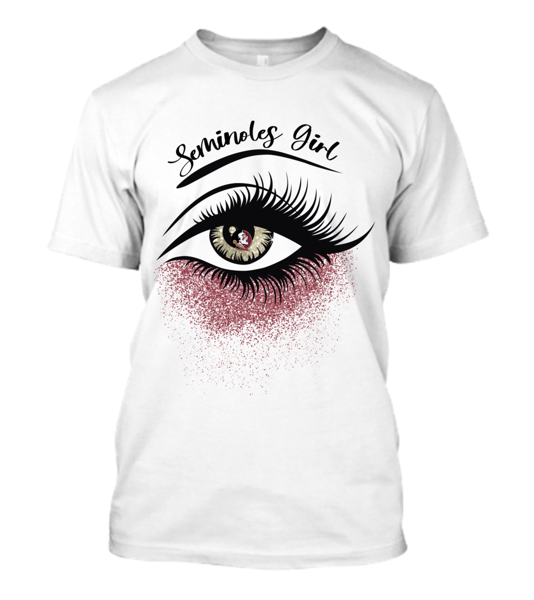 Seminoles Girl Florida State University Eye T-Shirt