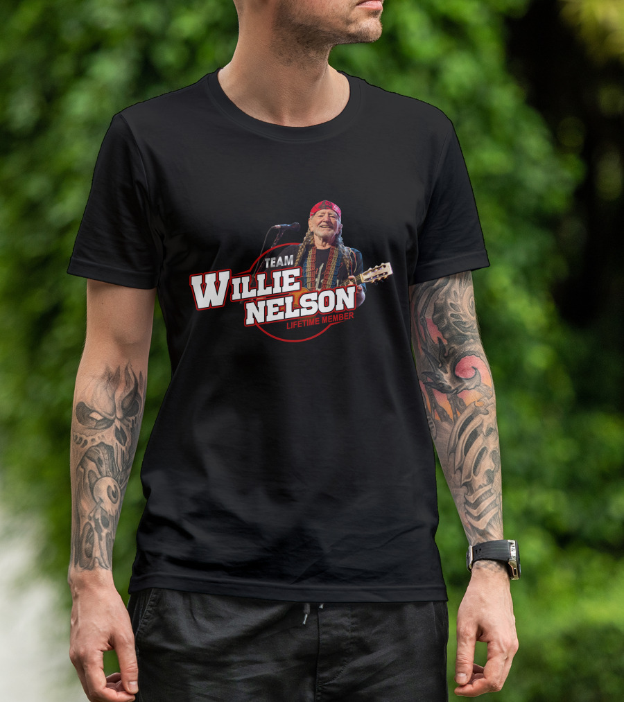 Team Willie Nelson Lifetime Member T-Shirt