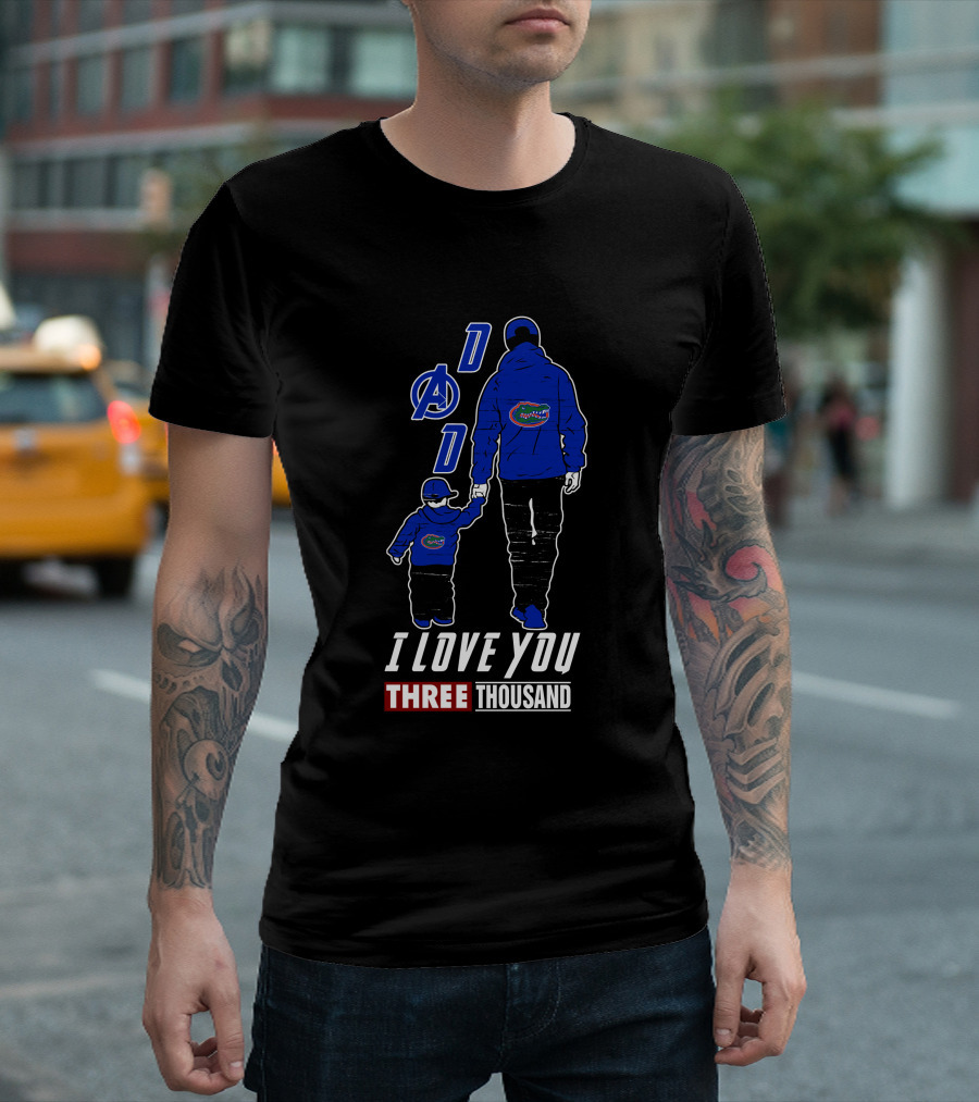 Dad Florida Gators I Love You Three Thousand Boy T-Shirt