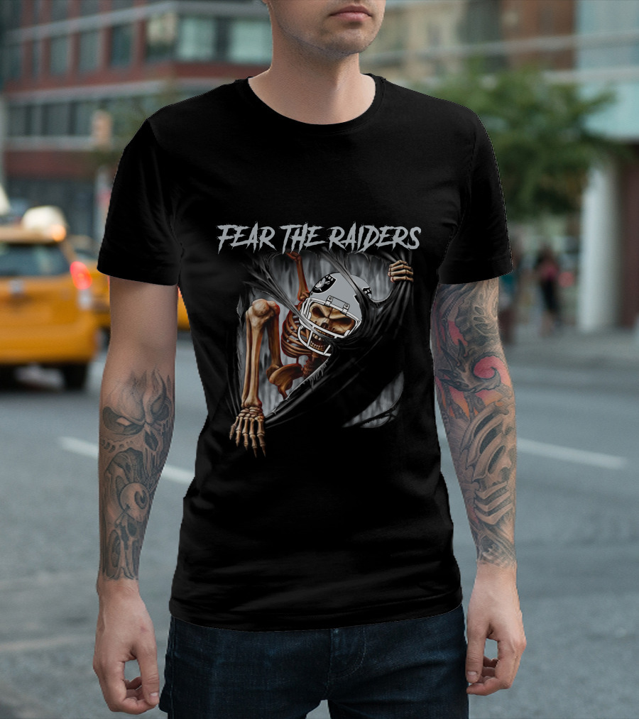 Fear The Raiders Las Vegas Raiders 515NFL L1MTH T-Shirt