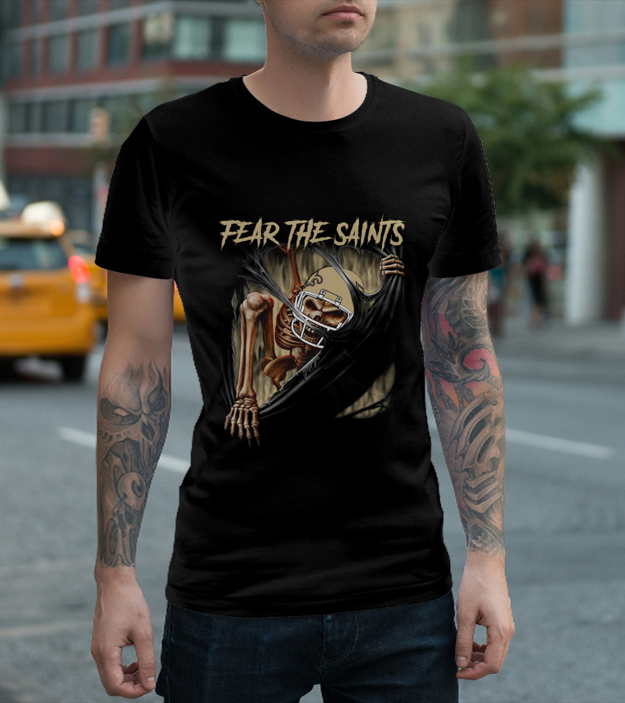Fear the Saints New Orleans 515NFL L1MTH T-Shirt