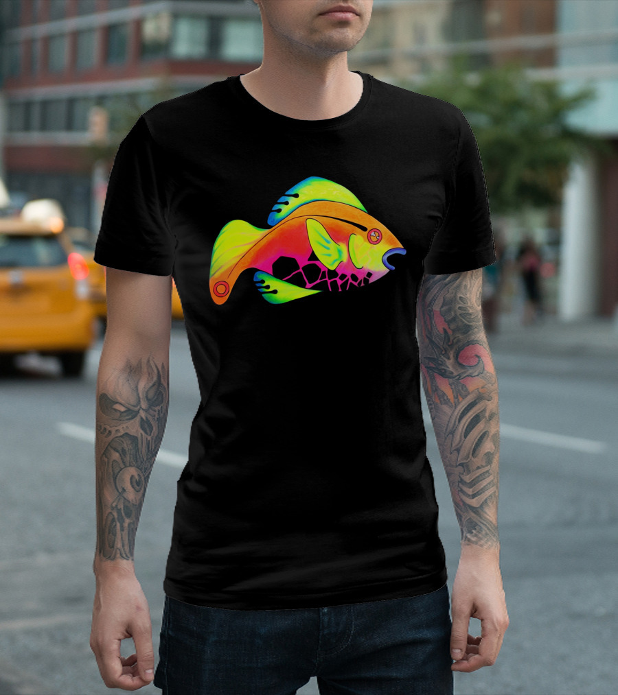 Colorful Abstract Tropical Fishy T-Shirt