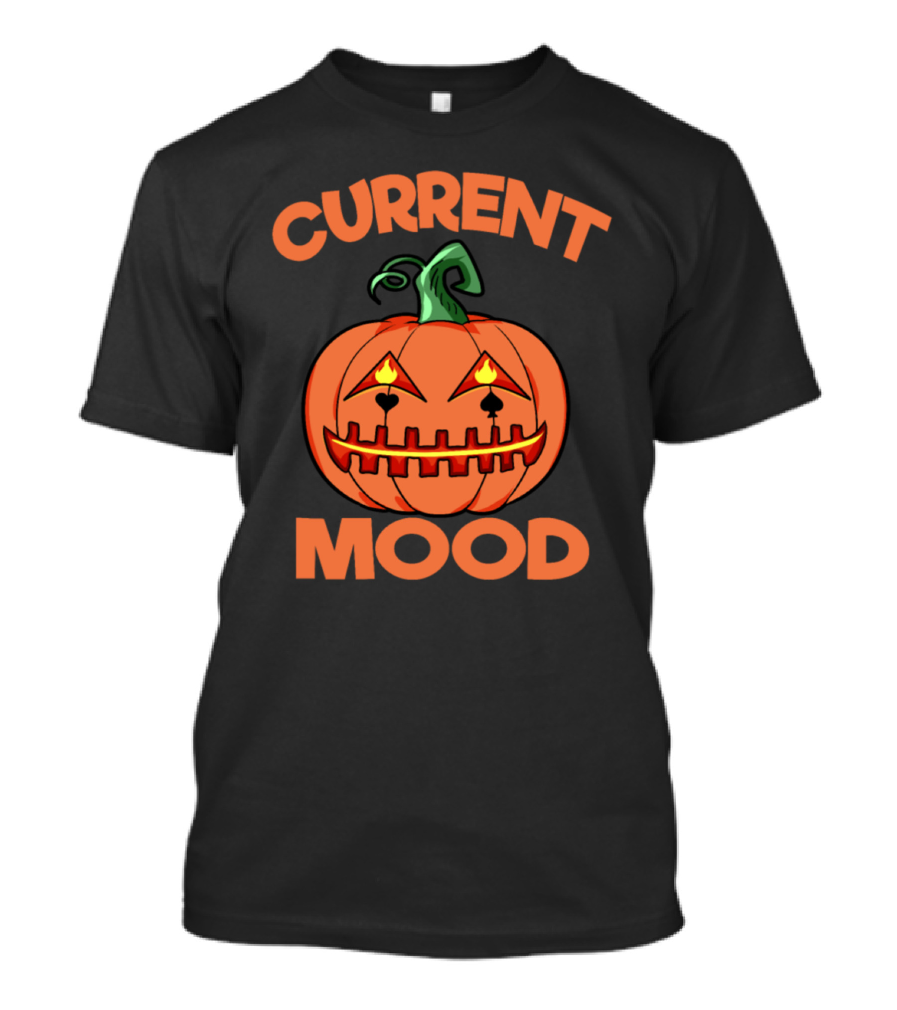 Halloween Pumpkin Current Mood T-Shirt