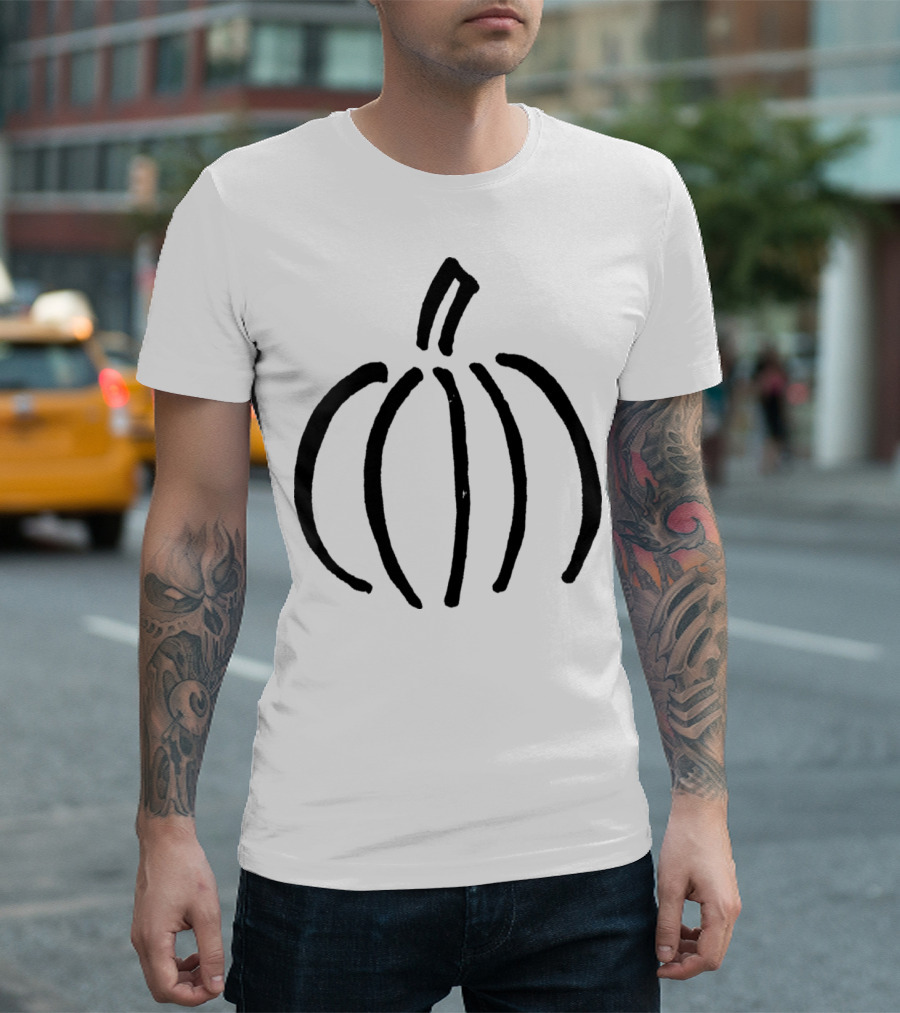 Hand Drawn Pumpkin Clipart T-Shirt
