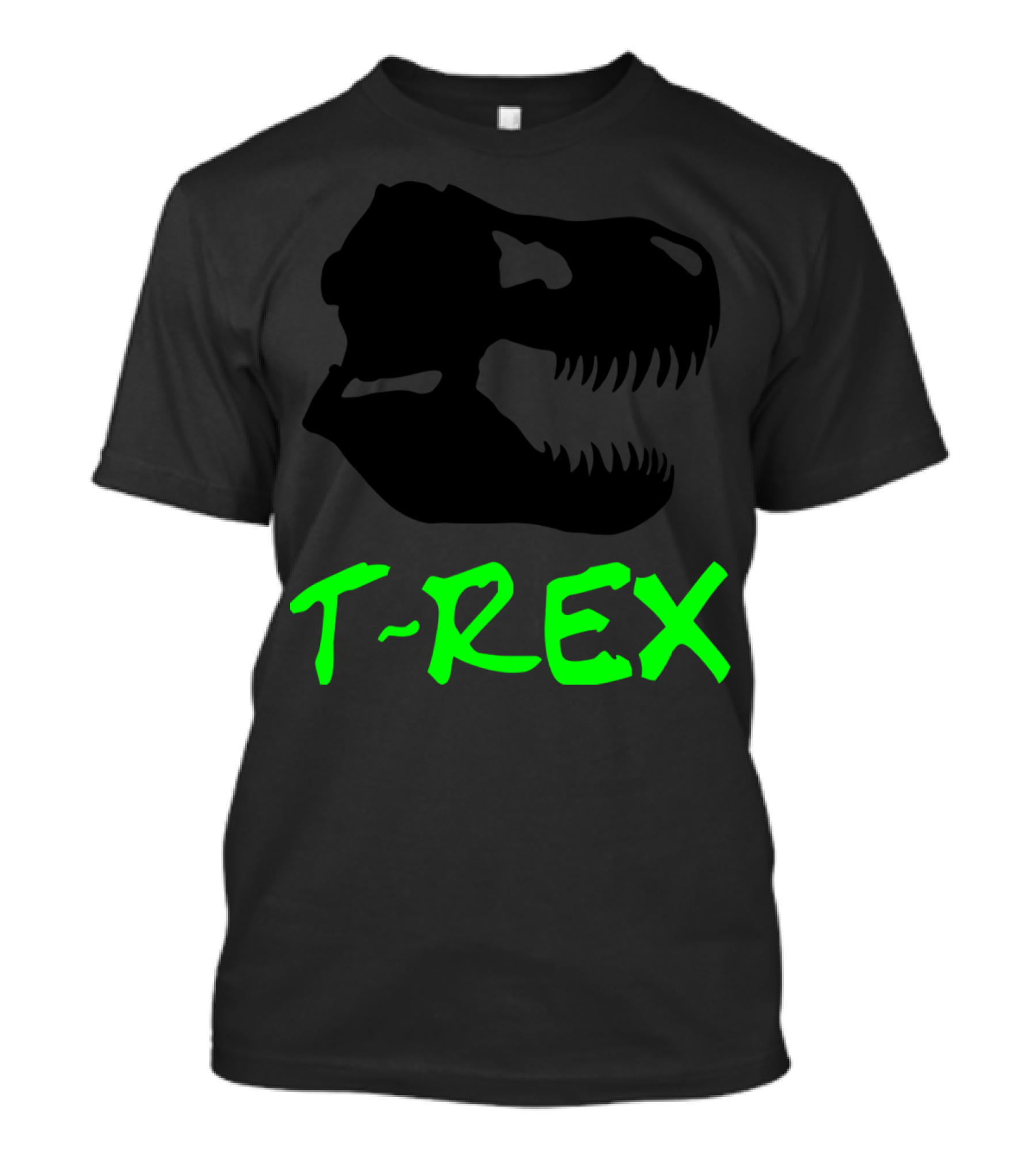 T Rex Dinosaur Skull T-Shirt