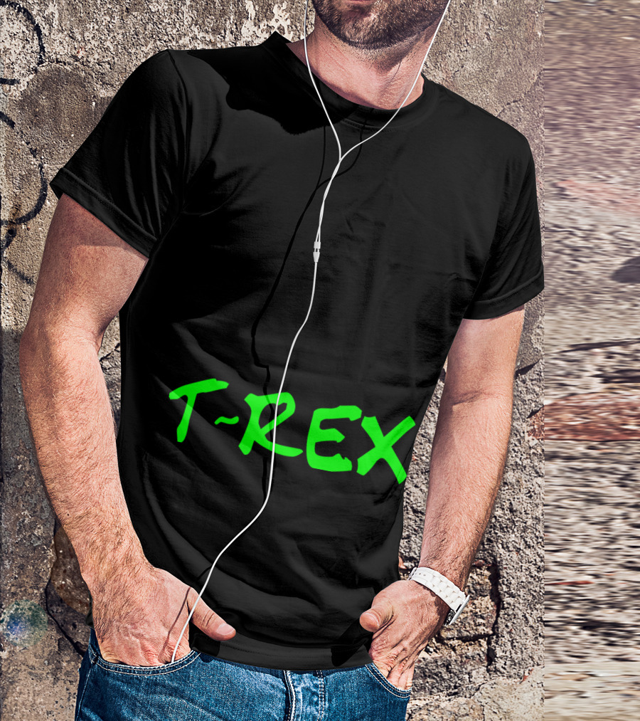 T Rex Dinosaur Skull T-Shirt