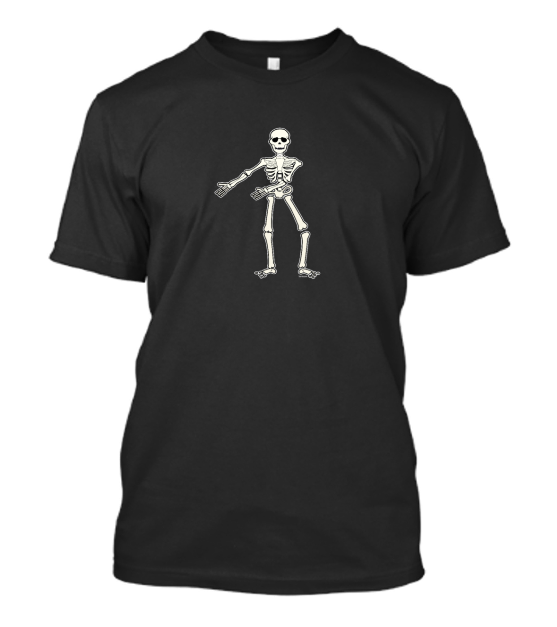 Floss Dance Move Skeleton Halloween Fun T-Shirt