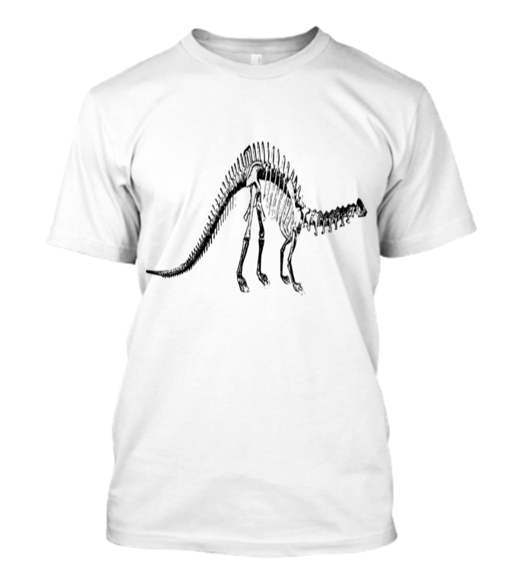 Dinosaur01 Sauropod Skeleton Shadow T-Shirt
